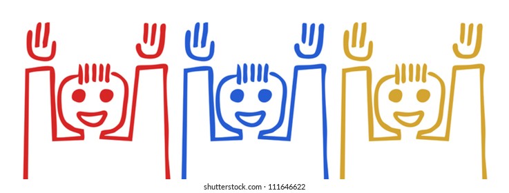 Color art puppet