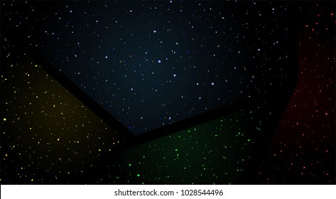 Color art universe background