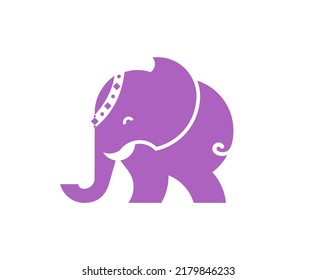 Color Baby Elephant Vector Icon Web Stock Vector (Royalty Free ...