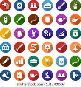 Color back flat icon set - fertilizer vector, growth graph, presentation, seedling, watering can, sproute, hoe, sickle, greenhouse, drip irrigation