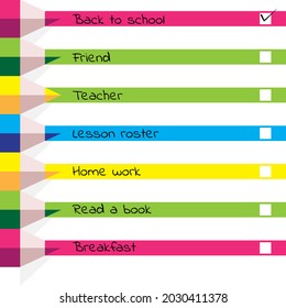 color back to school notes