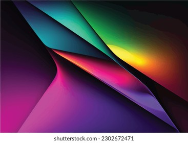 Color background abstract design. Fluid gradient composition and lines creative illustration for poster, web, landing, page, cover, advertisement, greeting, card, promotion. Eps 8 vector.