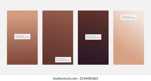 Color background banner vector design template