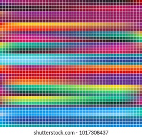 Color background for banners. Many square points in different colors.