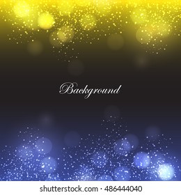 color background with bokeh design