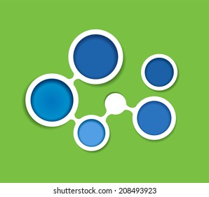 Color background concept design for brochure or website