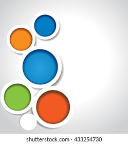 Color background concept design for brochure or website