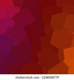 Color background from cubes. polygonal style. Design element.