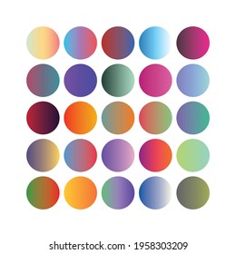 color background design. Creative Gradient set for greeting card, flyer, invitation, poster, brochure, banner vector illustration.
