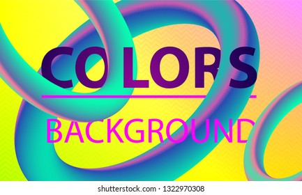 Color background design. Gradient composition. Futuristic design posters. Abstract color 3d paper art illustration set. Layout for banners presentations, flyers, posters. Contrast colors. 