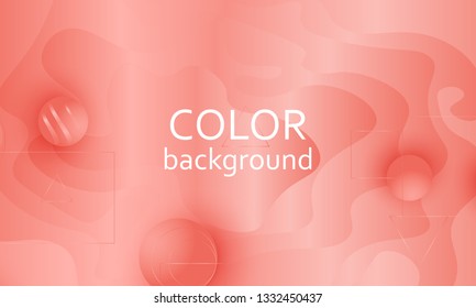 Color background. Fluid shapes pattern. Vector illustration. Colorful gradient.