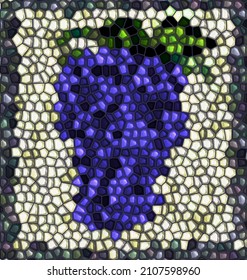 color background image of the abstract ornament gems grape