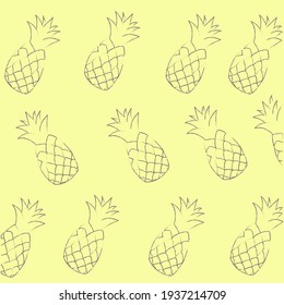 color background linear light pineapple 