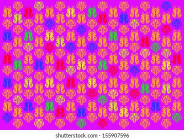 color background with ornaments