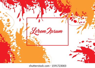 Color background of paint splashes. Vector illustration. eps 10.