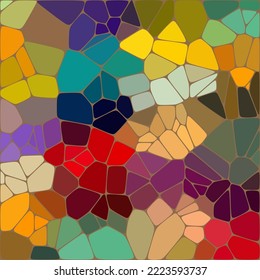 Color Background from pebbles. Abstract vector template for presentation.