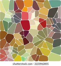 Color Background from pebbles. Abstract vector template for presentation.