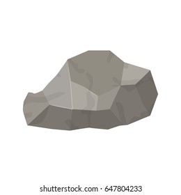 color background with piece of rock vector illustration