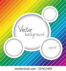 Color background with place for text