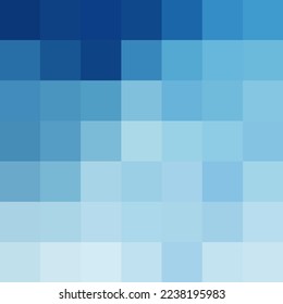 Color background in polygonal style. Vector illustration of a layout for advertising. Blue pixel.