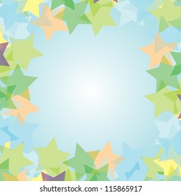 color background with stars. vector illustration.