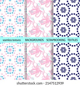 Color background. The texture of simple doodle elements. Decorations for fabrics, children's textiles.For scrapbooking, packaging, gift products. Digital template. Easter,Christmas background
