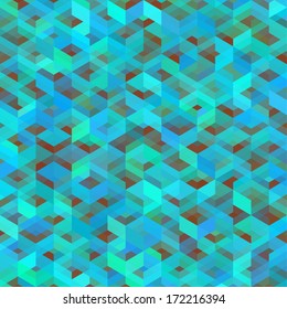 color background with triangles and diamonds.pattern contains glowing elements