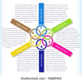 Color background. Used for a poster, brochure, advertisement.