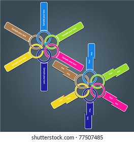 Color background. Used for a poster, brochure, advertisement.