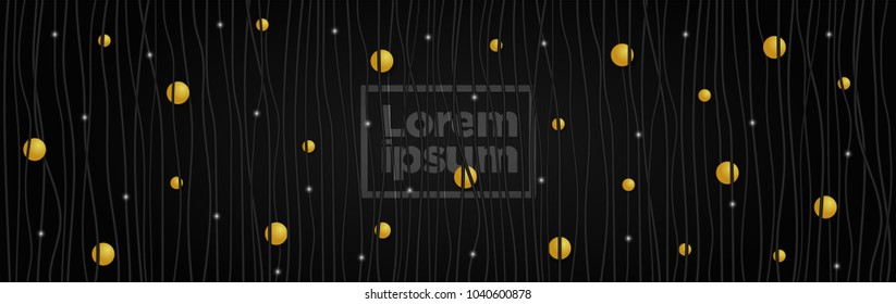 Color background with vertical line stripe pattern and luxury circle. Vector abstract background