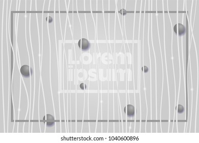Color background with vertical line stripe pattern and luxury circle. Vector abstract background