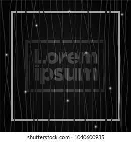 Color background with vertical line stripe pattern and luxury circle. Vector abstract background