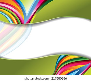 Color background with wave