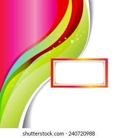 Color background with wave - Abstract Background