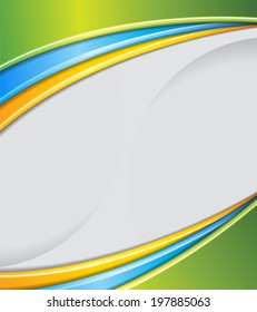 Color background with wave - Abstract Business Background