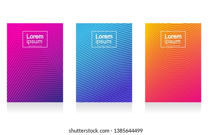 Color backgrounds abstract halftone gradients. pattern geometric.vector.