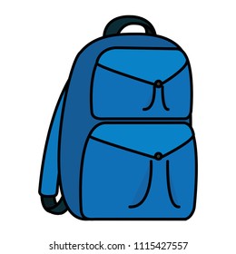 color backpack education school tool design