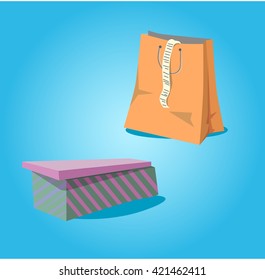 Color bag for purchases