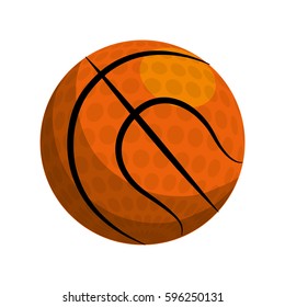 color ball to play basketball icon