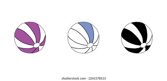color ball vector type icon