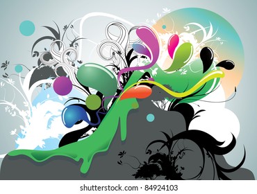 color balllons vector desing
