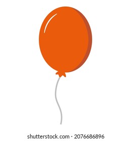 color balloon color isolated on the white vector background