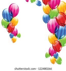 color balloons