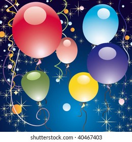 color balloons