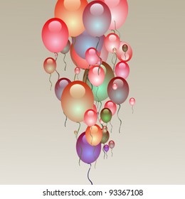 color balloons
