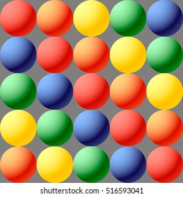 color balls vector