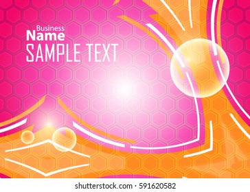 Color banner abstract template for card. Metal Background with waves and reflections. Business background, silver, illustration. Illustration of abstract background with a metallic element
