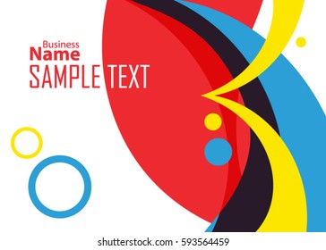 Color banner abstract template for card. Metal Background with waves and reflections. Business background, silver, illustration. Illustration of abstract background with a metallic element