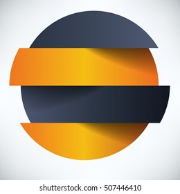 Color Banner Design template with text