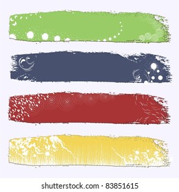 Color banner for text